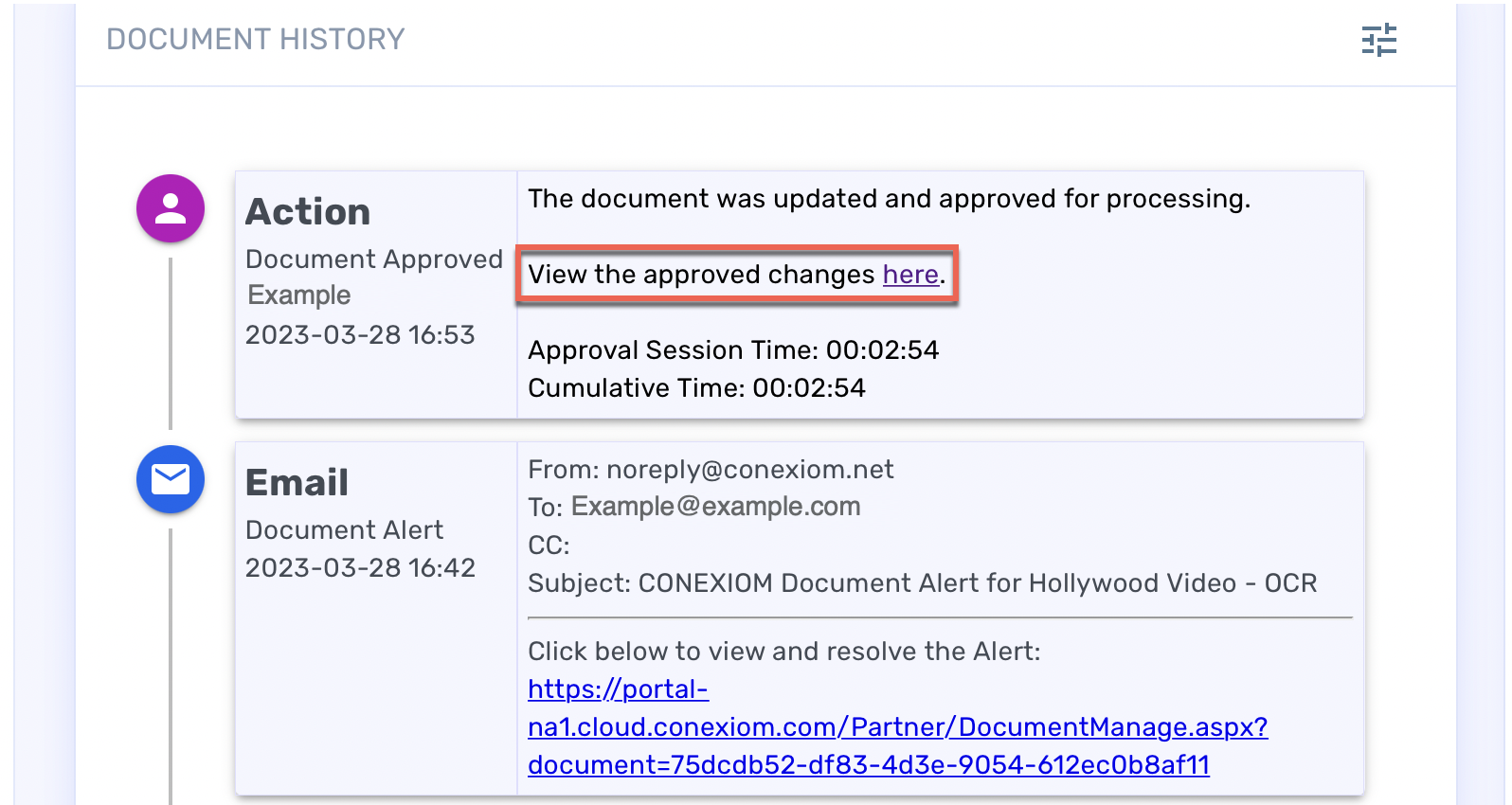 160 b View ApprovedChanges