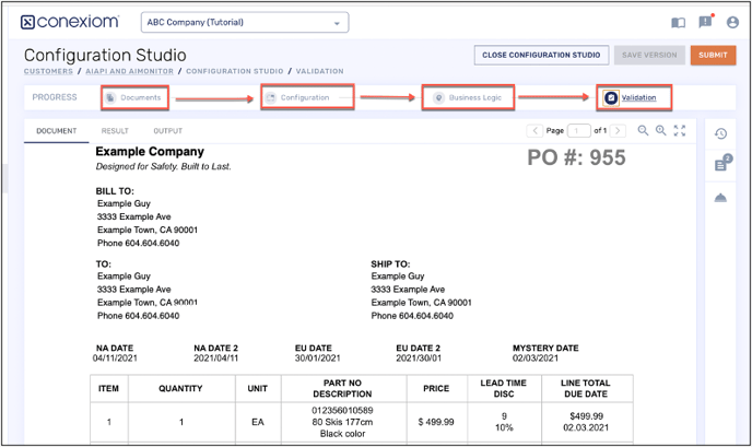 Configuration Studio's Process