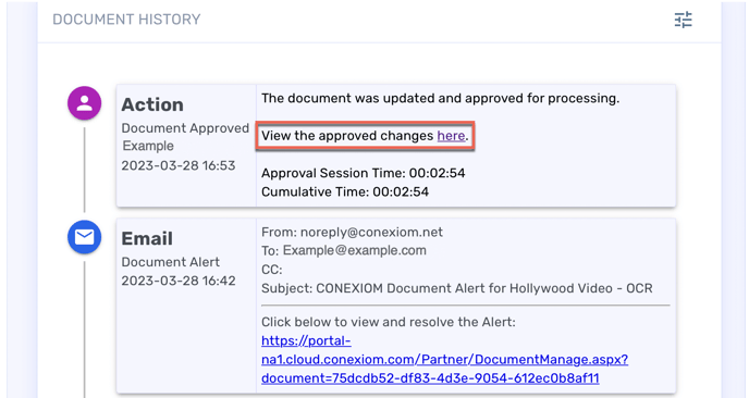 160 b View ApprovedChanges